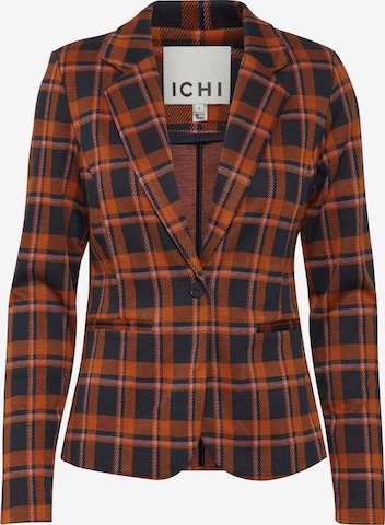 ICHI Blazer in Orange: front