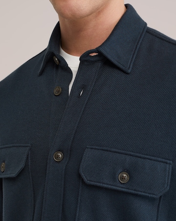 WE Fashion Regular fit Button Up Shirt in Blue