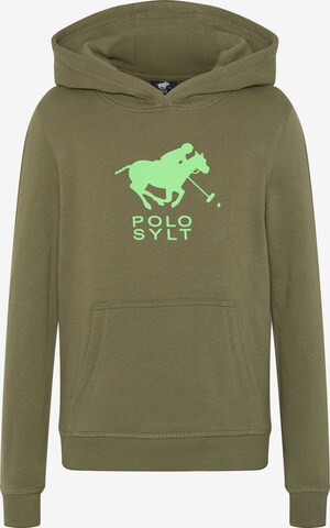 Polo Sylt Sweatshirt in Green: front