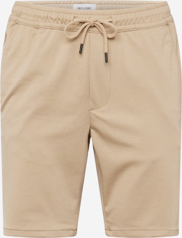 Only & Sons Broek 'LINUS' in Beige: voorkant