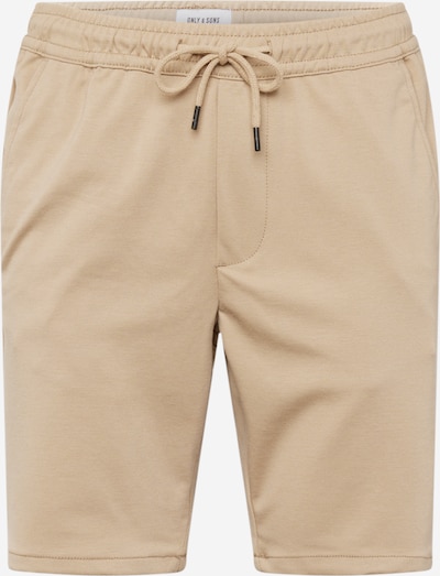 Only & Sons Shorts 'LINUS' in dunkelbeige, Produktansicht