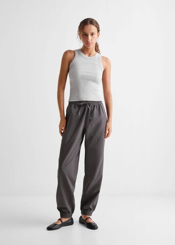 MANGO TEEN Regular Pants 'Rebel' in Grey