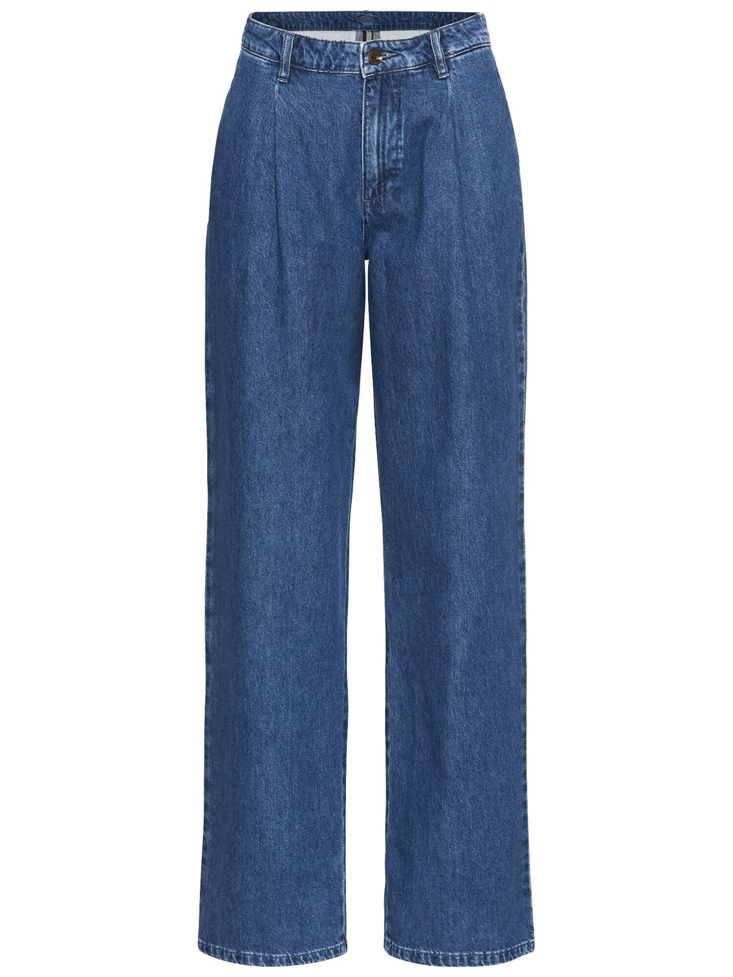 CAMEL ACTIVE Loosefit Loose Fit Denim aus reiner Baumwolle in Blau: Vorderseite