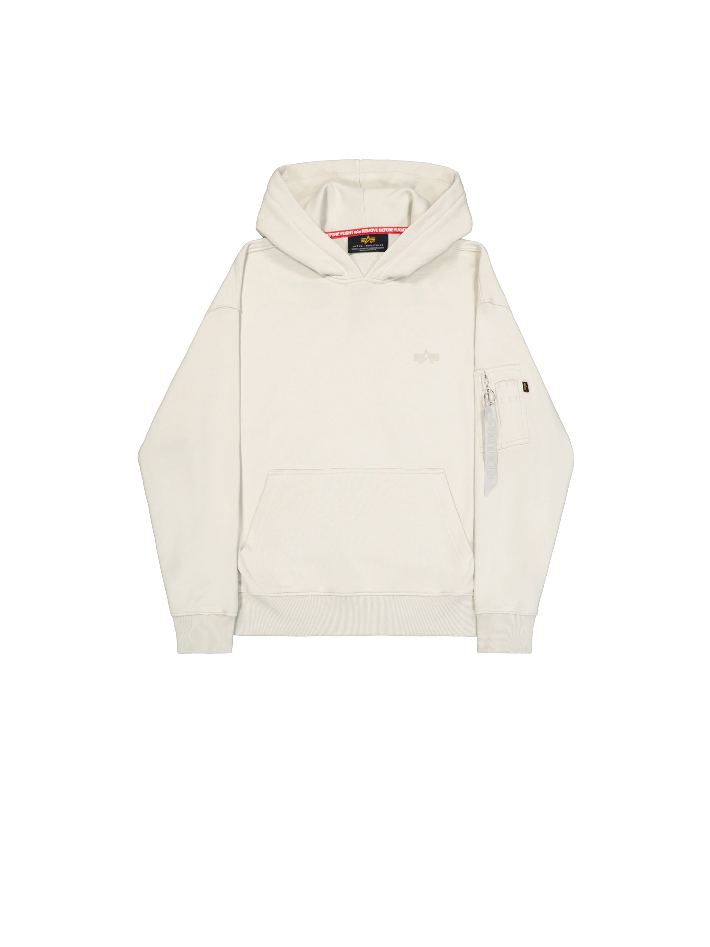 ALPHA INDUSTRIES Sweatshirt 'DTM ML' in Grau: Vorderseite