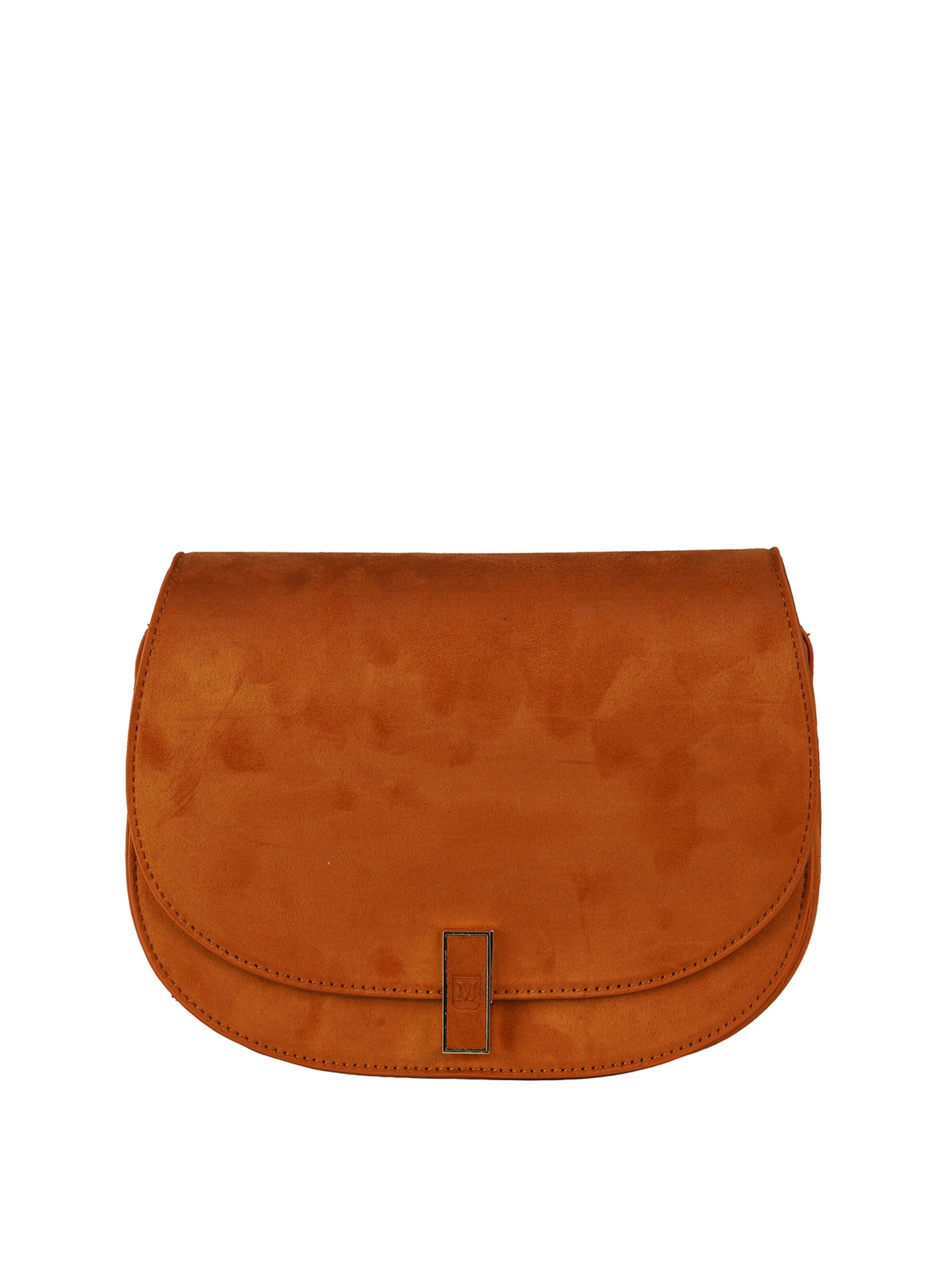 Borsa a spalla 'Borsa a Spalla Donna Bruno Magli Kate Eco-Pelle Nera con Fibbia' di Bruno Magli in rosso: frontale