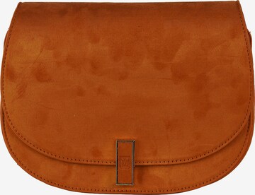 Borsa a spalla 'Borsa a Spalla Donna Bruno Magli Kate Eco-Pelle Nera con Fibbia' di Bruno Magli in rosso: frontale