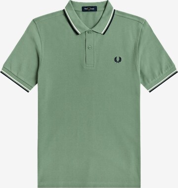 T-Shirt Fred Perry en vert : devant