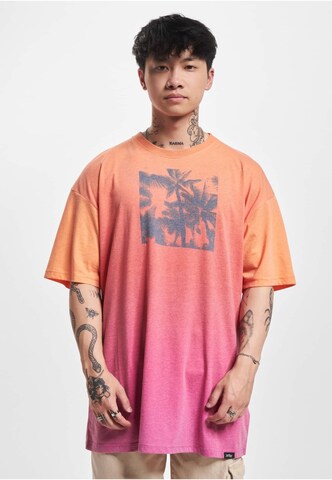 Just Rhyse Shirt 'NewburnSun' in Orange: front