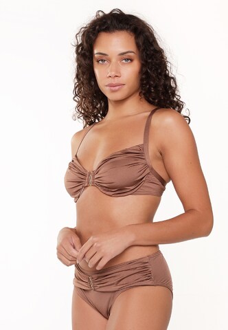 Bas de bikini LingaDore en marron