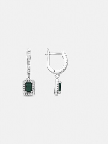 Luxenter Earrings 'Koiesa' in Green: front