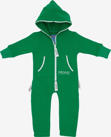 Moniz Dungarees in Green: front