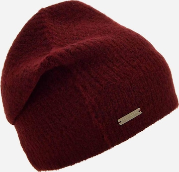 Seeberger Beanie 'Mütze' in Red: front