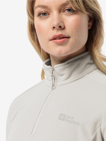 JACK WOLFSKIN Athletic Sweater 'Taunus' in White