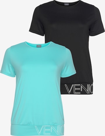 VENICE BEACH Performance Shirt in Blue: front