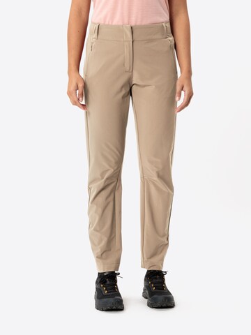 VAUDE Regular Outdoorbroek 'Skomer P III' in Beige: voorkant