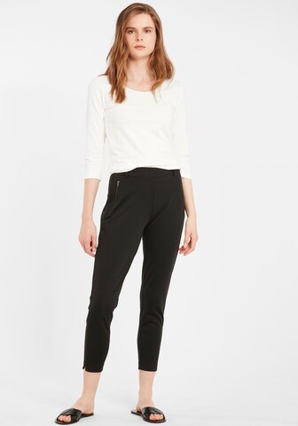 ICHI Tapered Hose 'Kate' in Schwarz