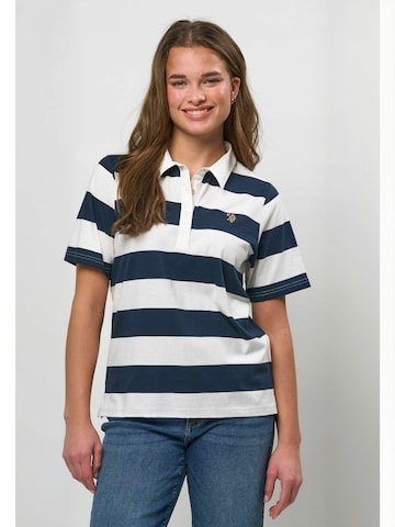 U.S. POLO ASSN. Polo shirt ' UWLaena ' in Blau: Vorderseite