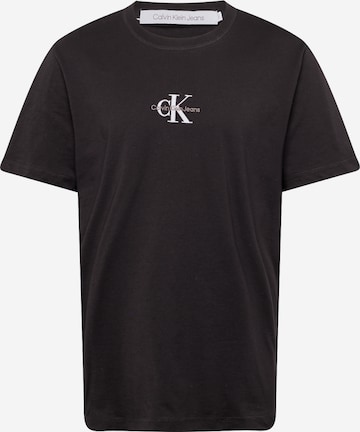 Calvin Klein Jeans Regular T-Shirt in Schwarz: predná strana