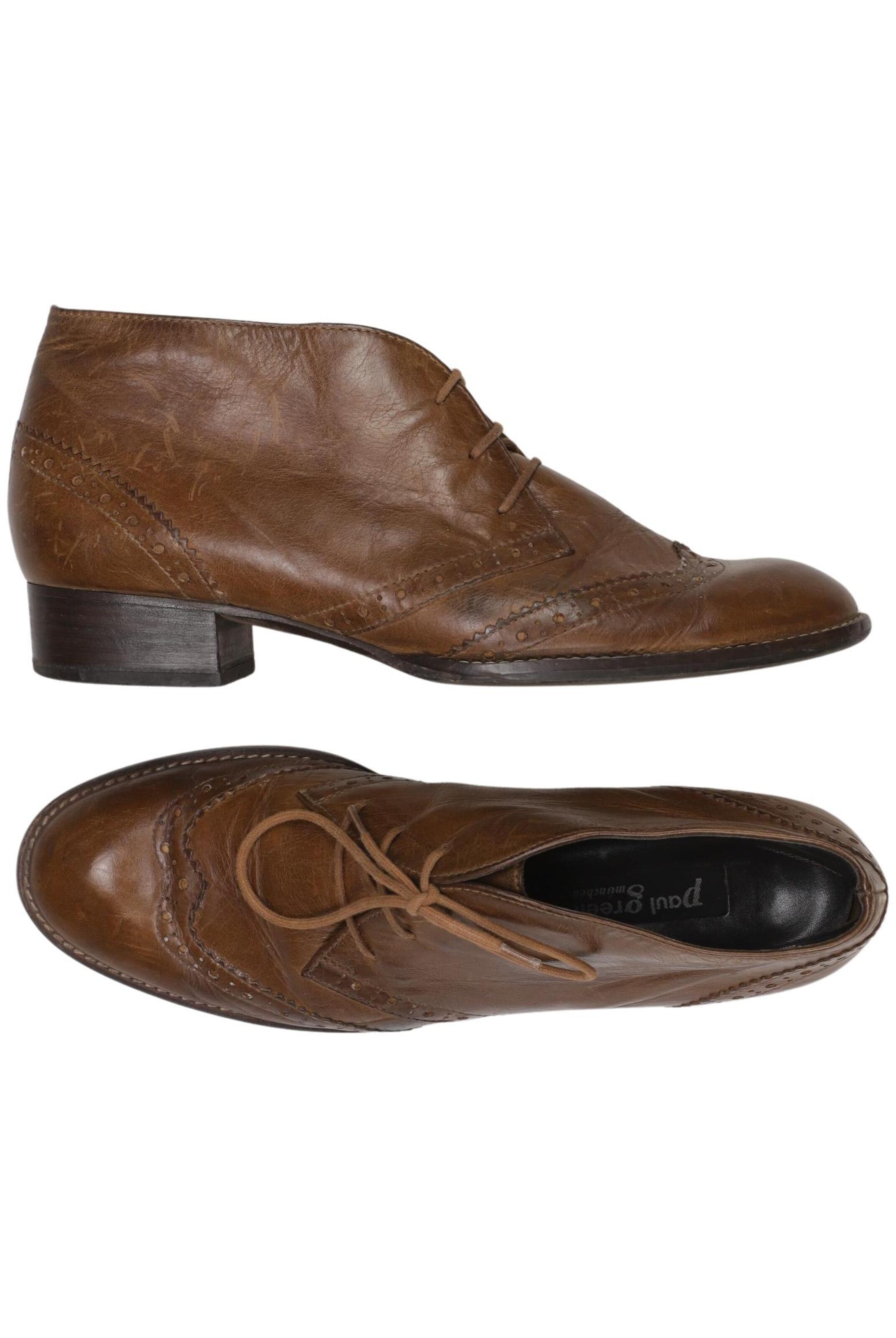 Paul Green Dress Boots in 39 in Brown: front