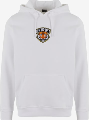 Mister Tee Sweatshirt 'Detroit Tiger' in White: front