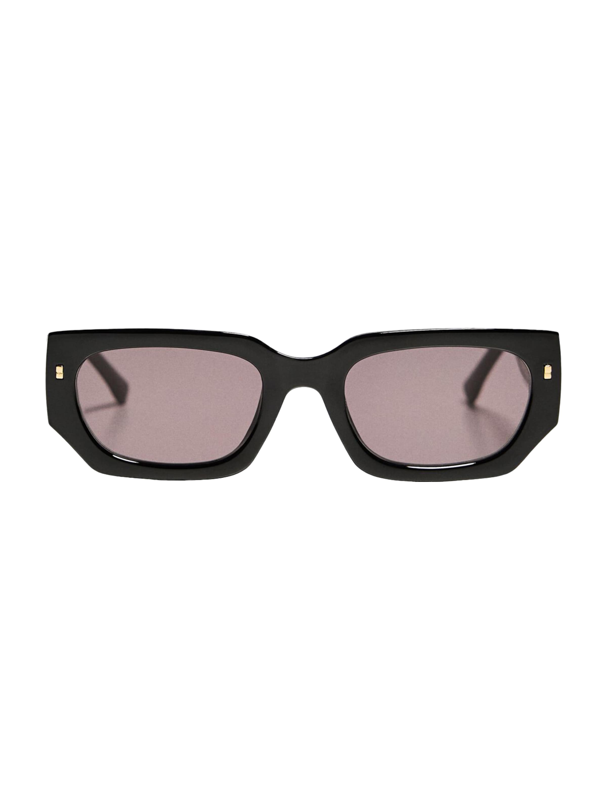 Bershka Слънчеви очила в черно: отпред