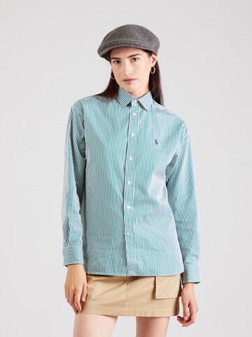 Camicia da donna di Polo Ralph Lauren in verde: frontale