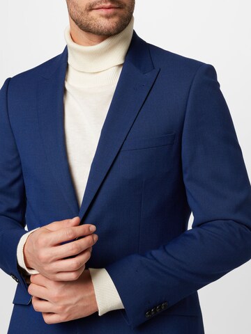 Coupe regular Veste de costume BURTON MENSWEAR LONDON en bleu