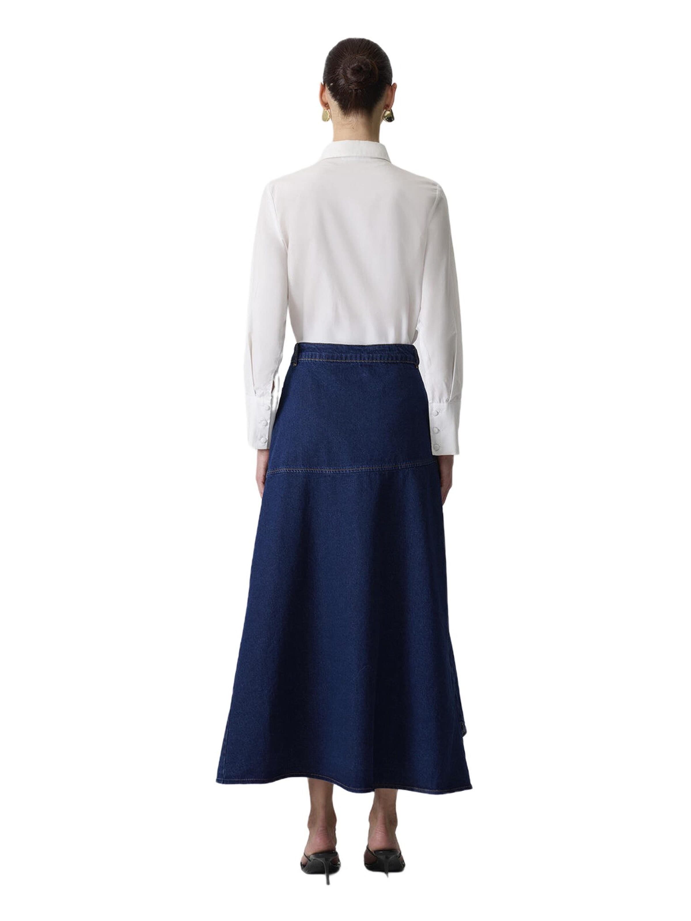 Touche Prive Skirt in Blue