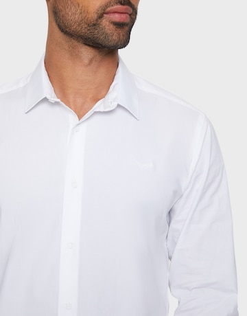 Threadbare Regular fit Риза 'Olly' в бяло