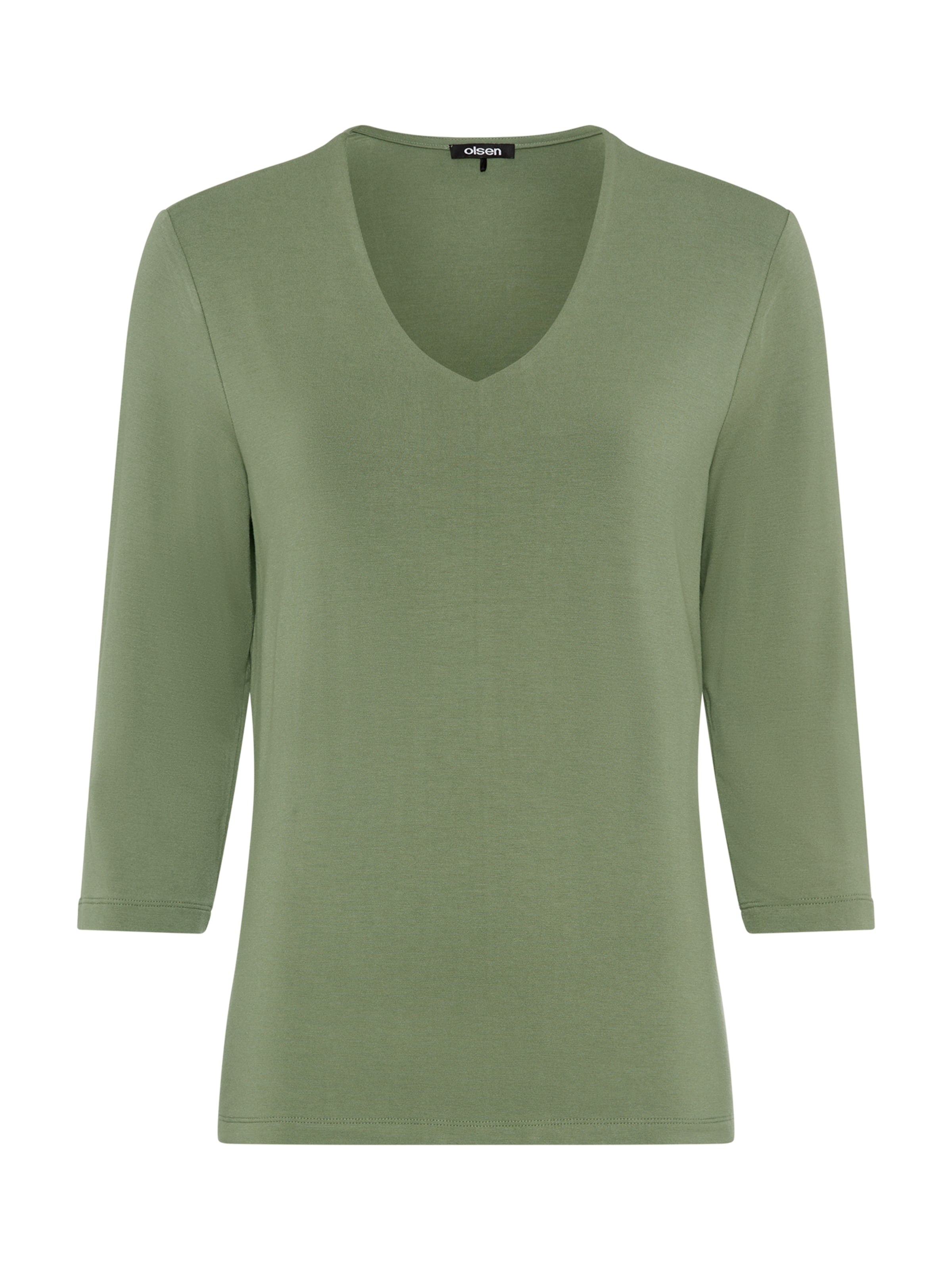 Olsen Shirt 'Edda' in Grün: Vorderseite