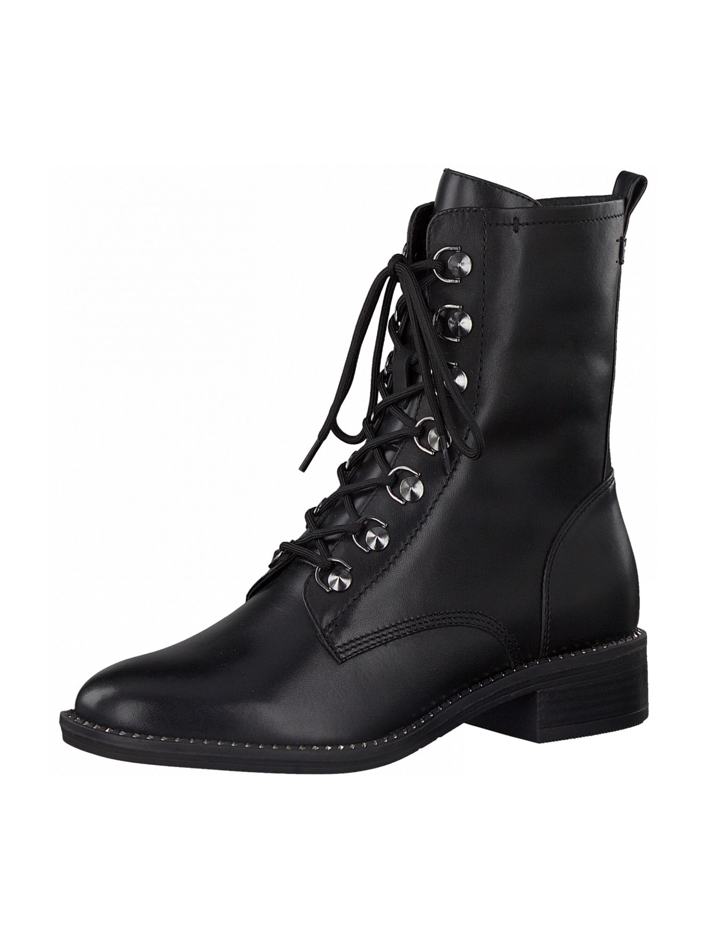 Frauen Stiefeletten TAMARIS Schnürstiefelette in Schwarz - BB66394 Frauen Stiefeletten TAMARIS Schnürstiefelette in Schwarz - BB66394