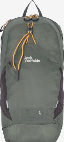 JACK WOLFSKIN Sports Backpack 'Moab Jam 10' in Green: front