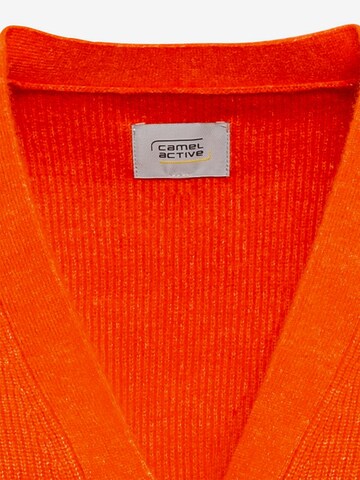 CAMEL ACTIVE Knit Cardigan in Orange