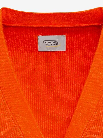 CAMEL ACTIVE Strickjacke in Orange