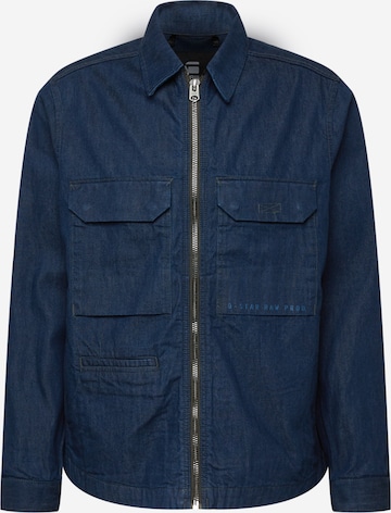 Veste mi-saison G-Star RAW en bleu : devant