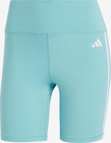ADIDAS PERFORMANCE Skinny Sportbroek 'Essentials' in Groen: voorkant