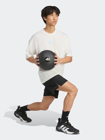 ADIDAS PERFORMANCE Функциональная футболка в Белый