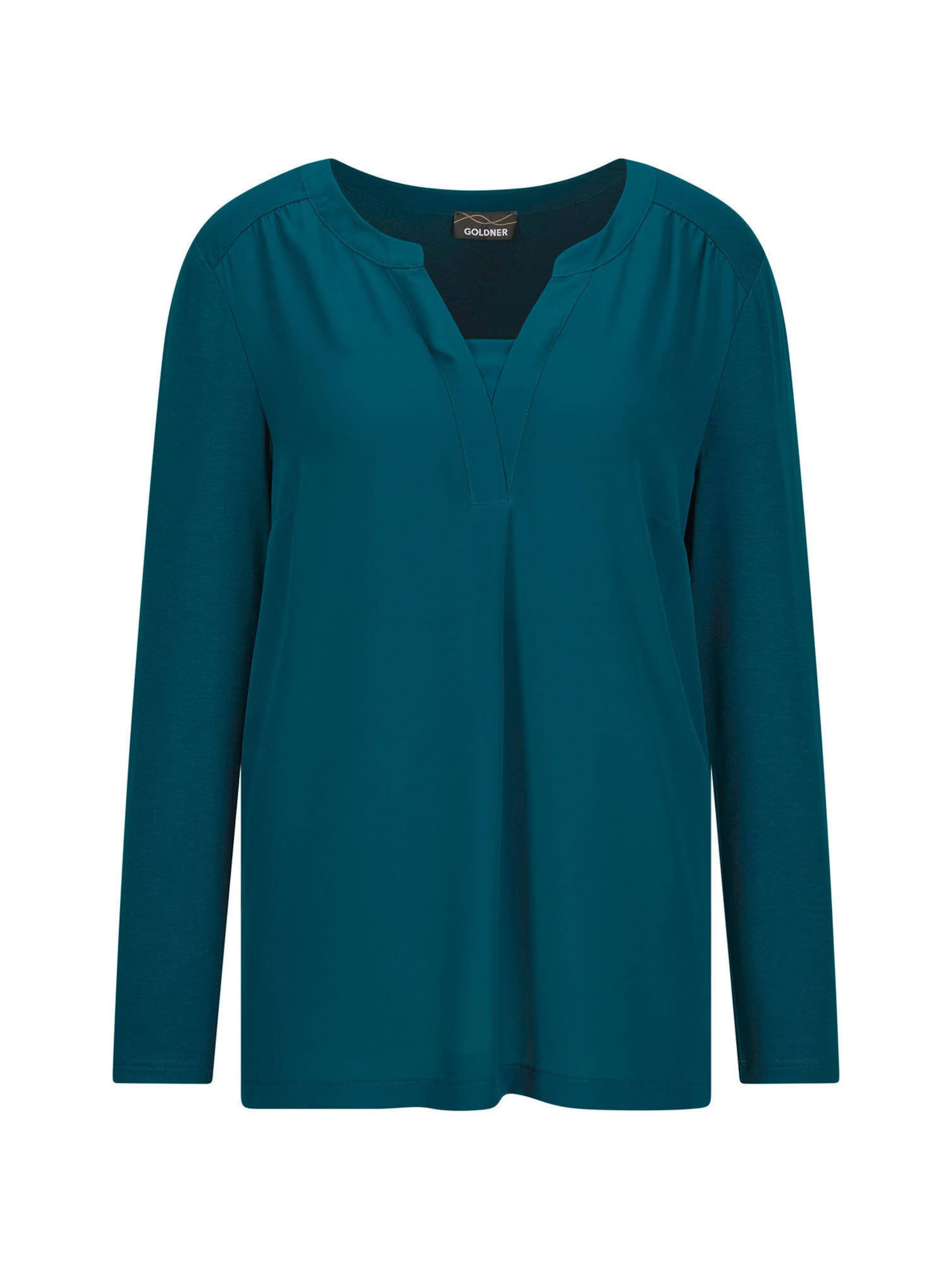 Goldner Blouse in Blauw: voorkant
