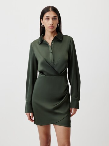 Abito camicia 'Braelyn' di LeGer by Lena Gercke in verde: frontale