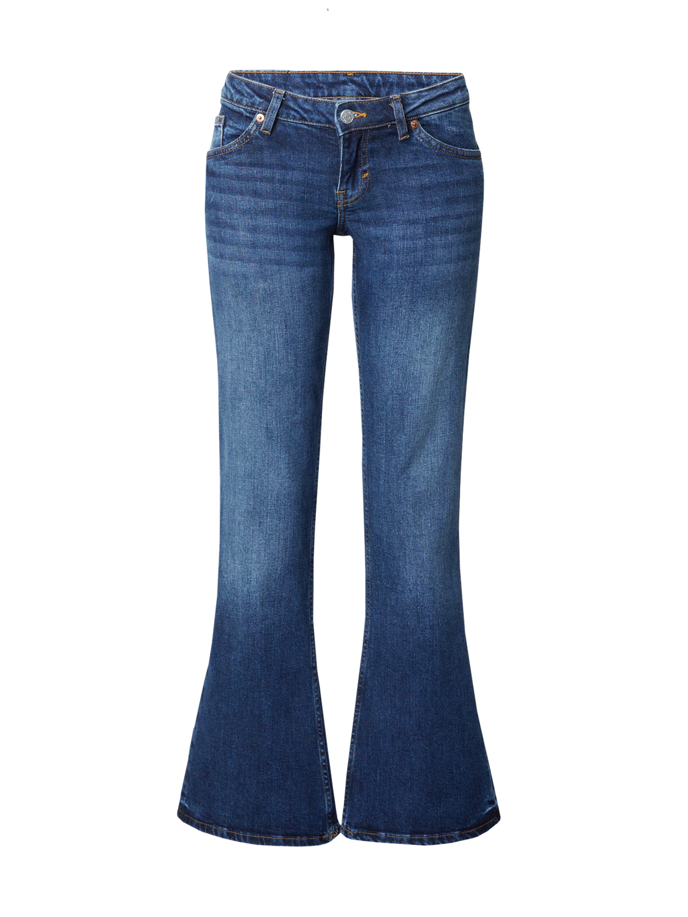 Monki Flared Jeans in Blau: Vorderseite
