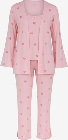 Pigiama 'LoungeDream' di fashionshowcase in rosa: frontale