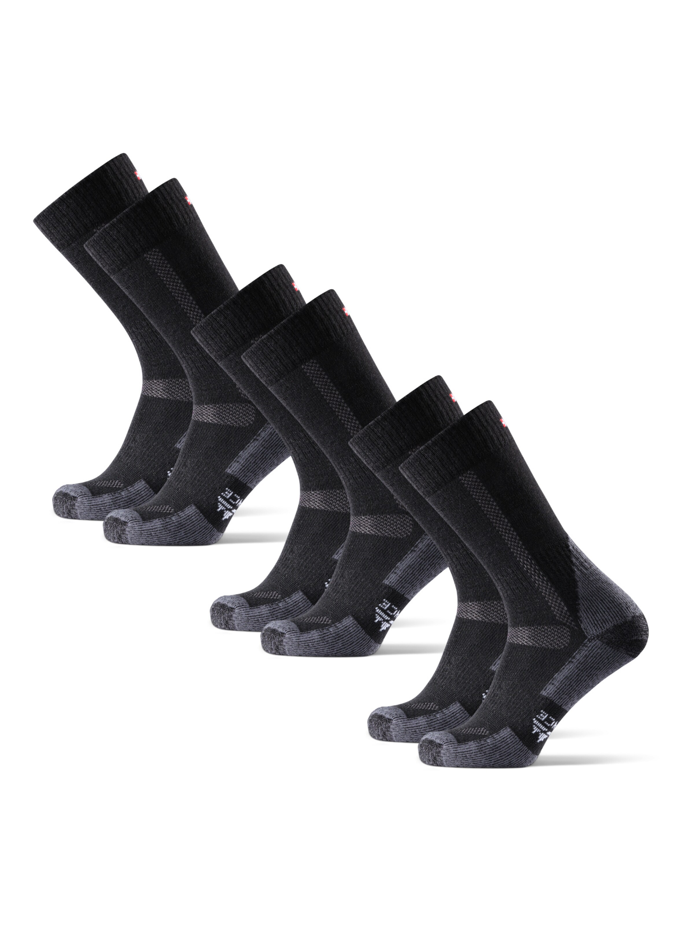 DANISH ENDURANCE Socken 'Classic Hiking Crew' in Schwarz