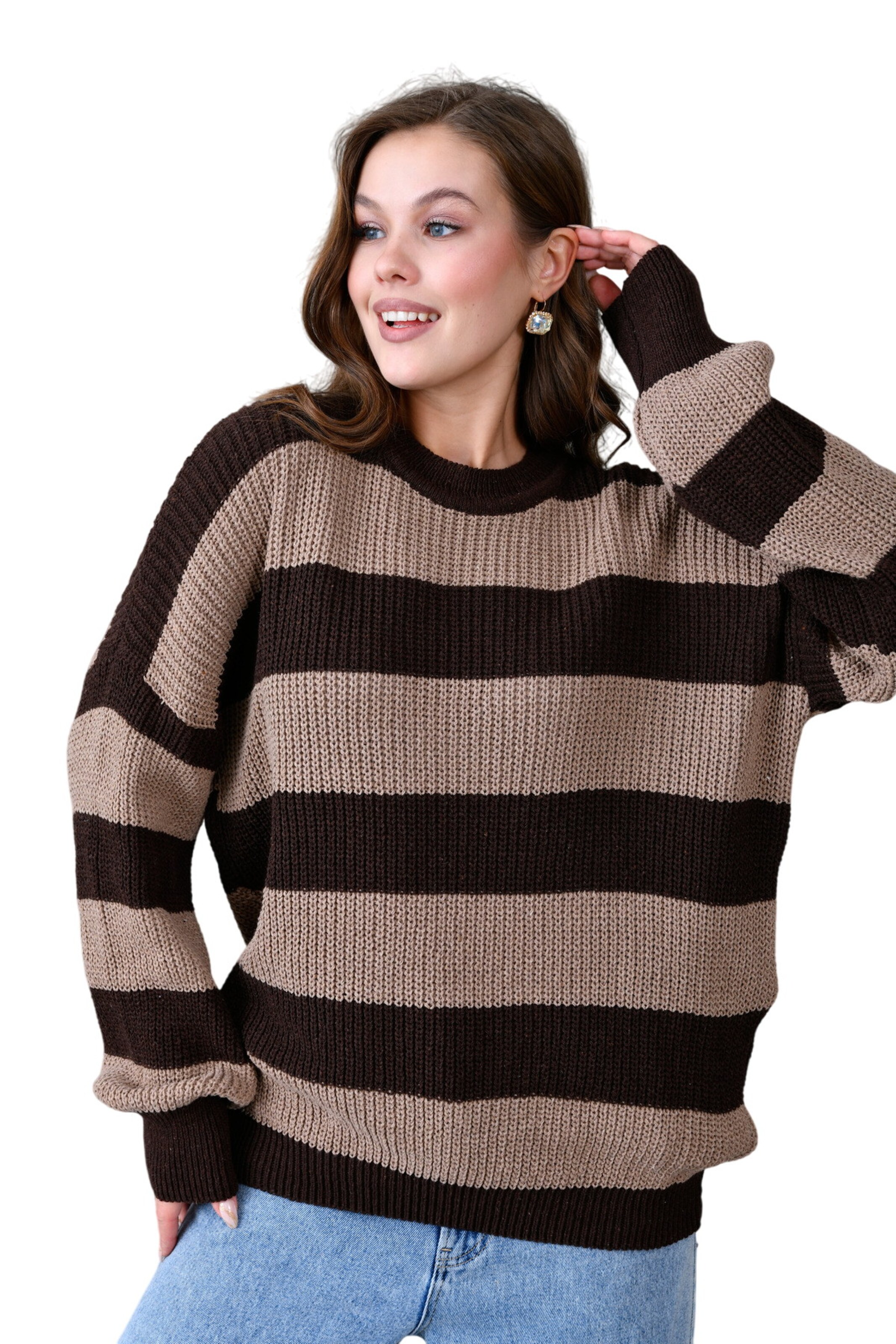 WOMAN VISION Sweater in Brown