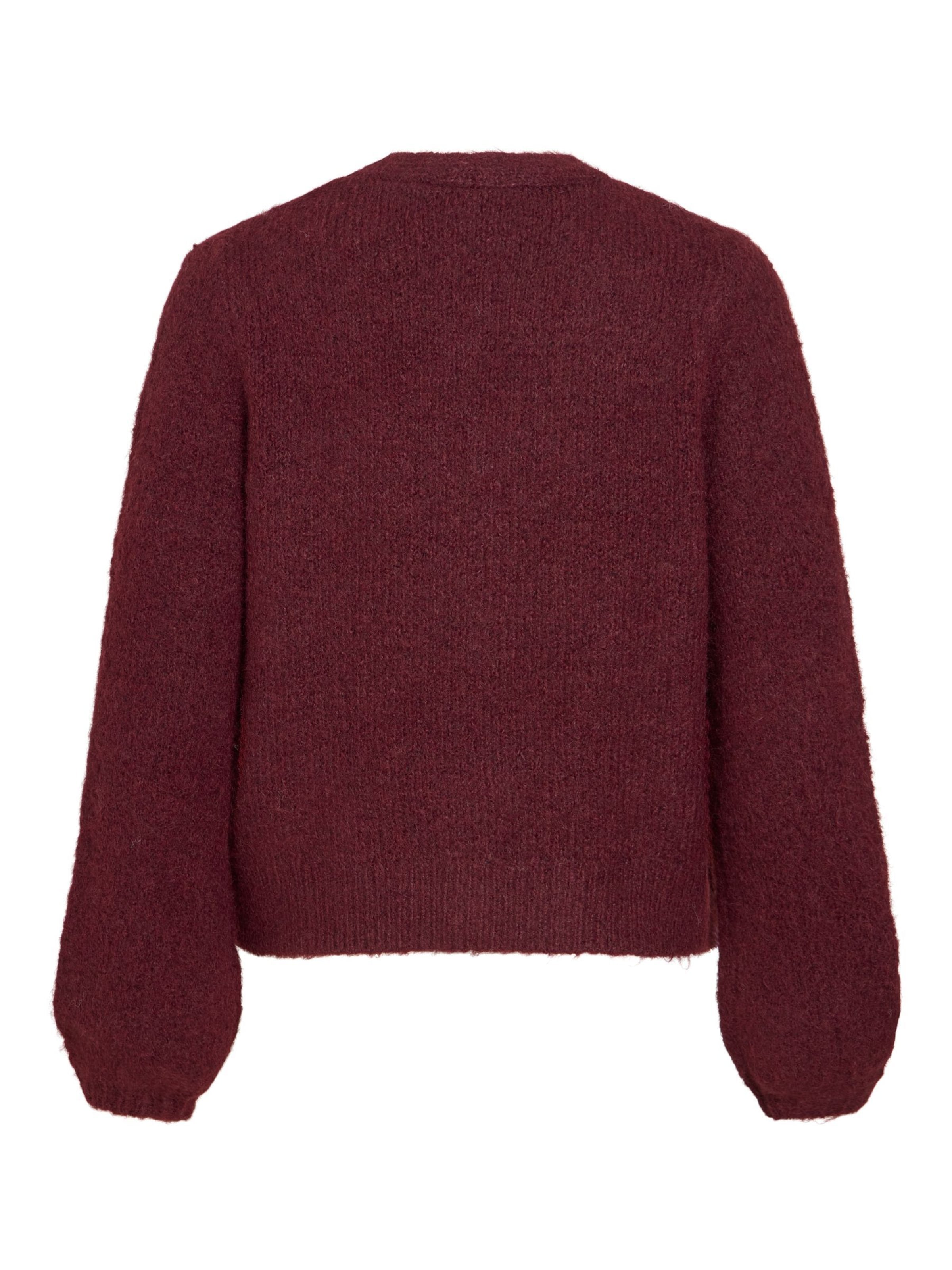 VILA Gebreid vest in Bruin