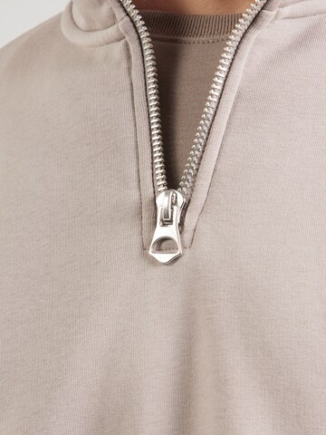 Sweat-shirt TOPMAN en gris