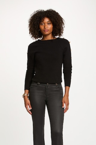 Pull-over 'TECNA' Morgan en noir : devant