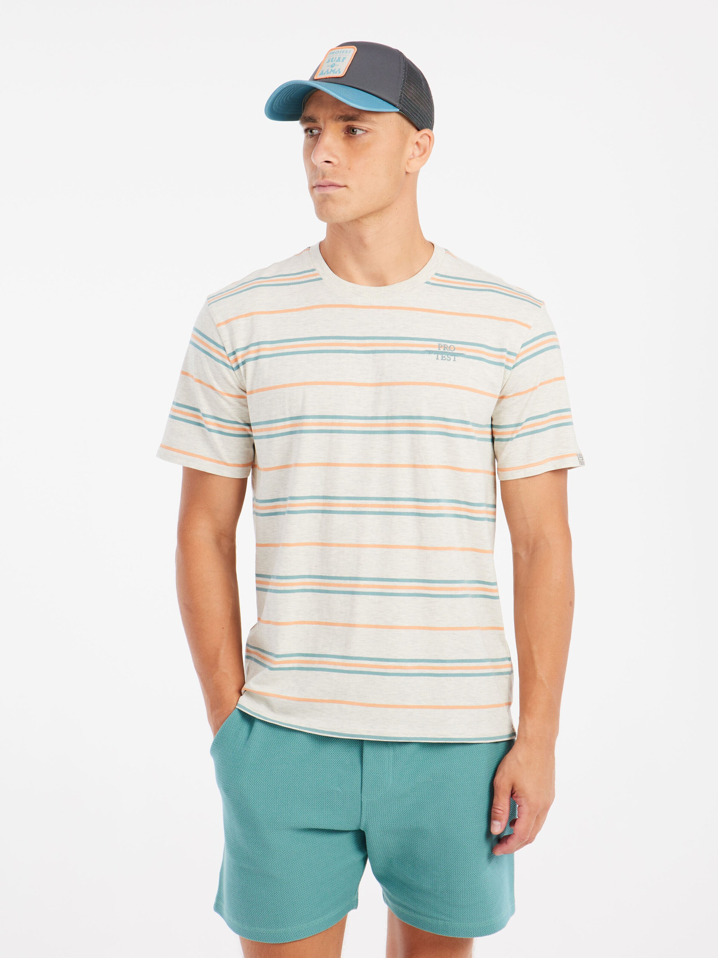 PROTEST Shirt 'PRTHuxly'‌‌‌‌‌ in Orange: Vorderseite