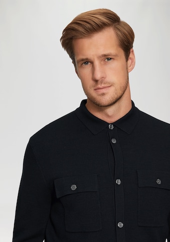 s.Oliver BLACK LABEL Gebreid vest in Blauw