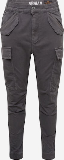 ALPHA INDUSTRIES Pantalon cargo 'Airman' en anthracite, Vue avec produit