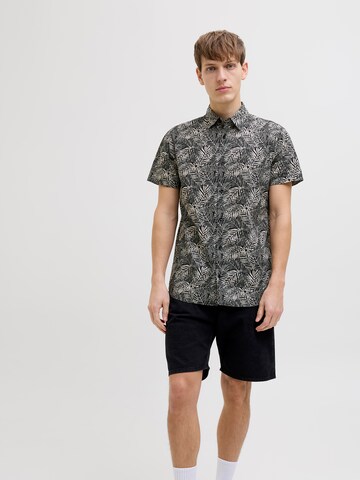 Regular fit Camicia 'JREBVERDANT' di JJ Rebel in nero